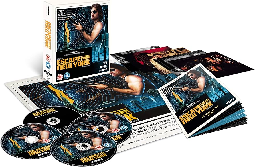 Escape from New York (4K UHD, 4 Disc Limited Collector's Edition, Region Free/Region B)
