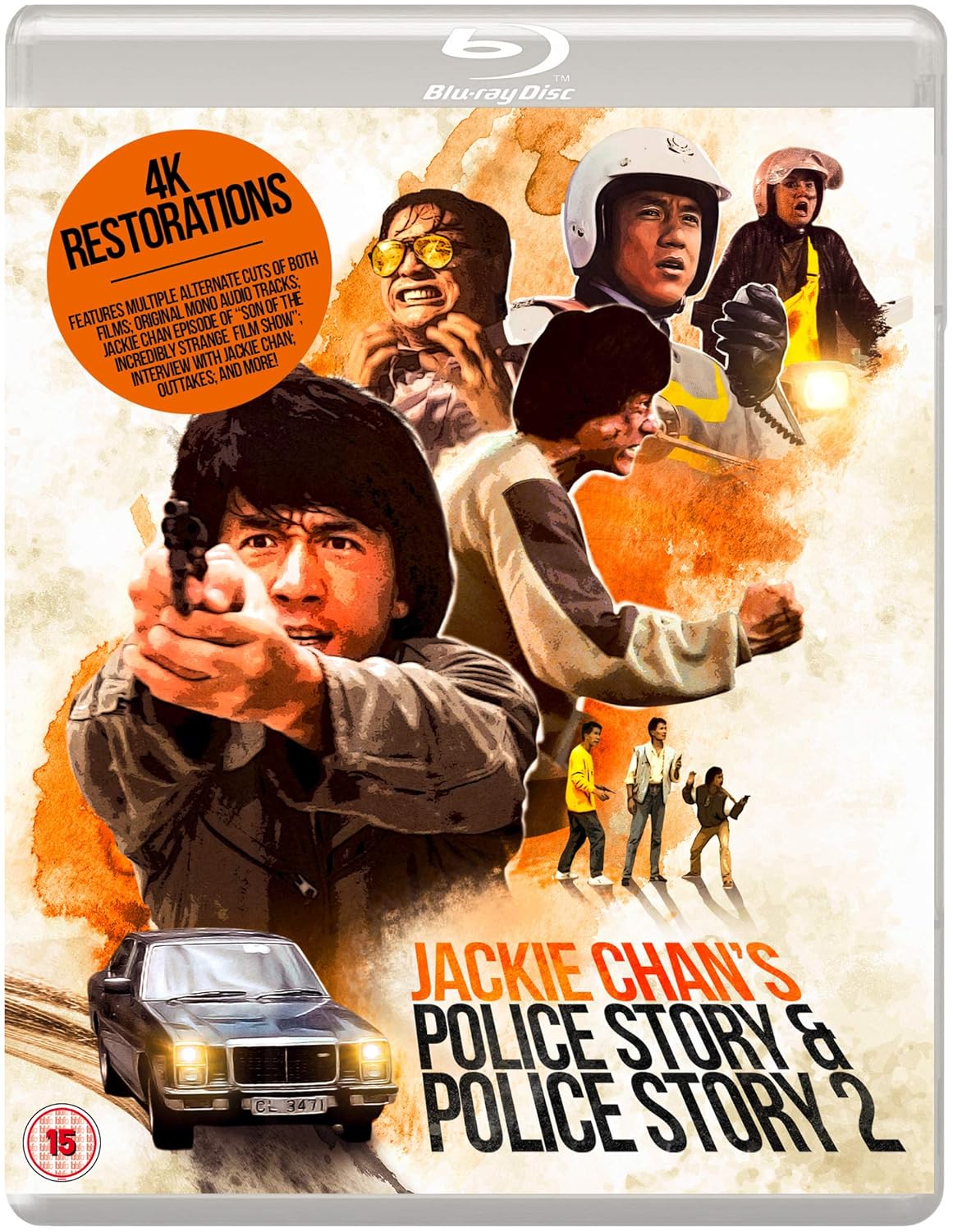Jackie Chan's Police Story and Police Story 2 (Region B) USED