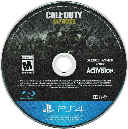 Call of Duty WWII Playstation 4 LOOSE