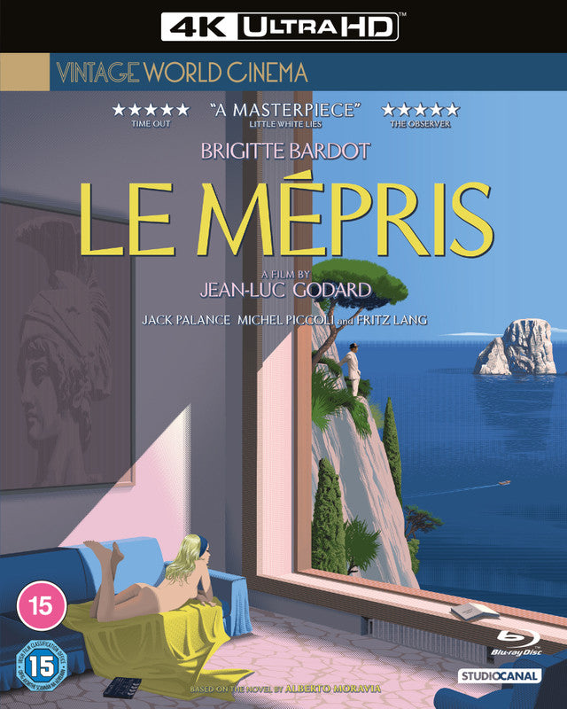 Le Mépris aka Contempt (4K UHD, Region Free/B) w/SLIP
