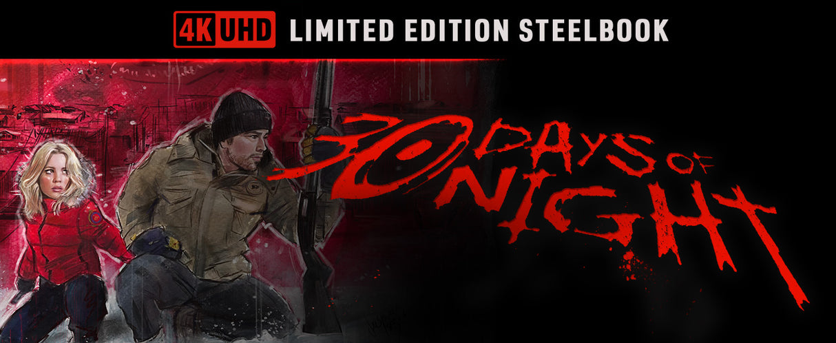 30 Days of Night (4K UHD, Limited Edition Steelbook, Region Free)