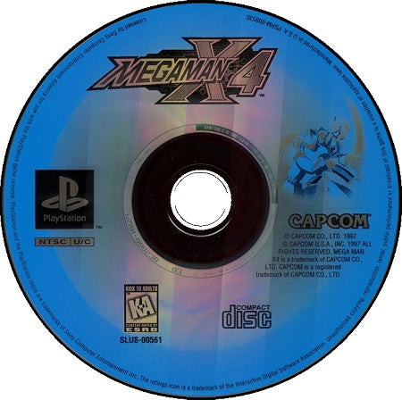 Mega Man X4 Playstation 1 LOOSE
