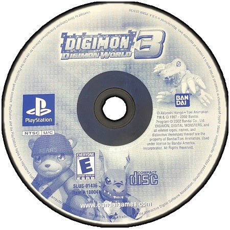Digimon World 3 Playstation 1 LOOSE