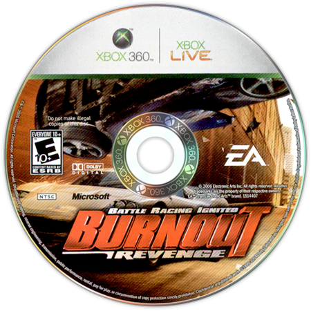 Burnout Revenge XBOX 360 LOOSE