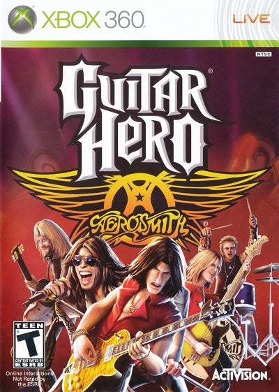 Guitar Hero Aerosmith XBOX 360 USED