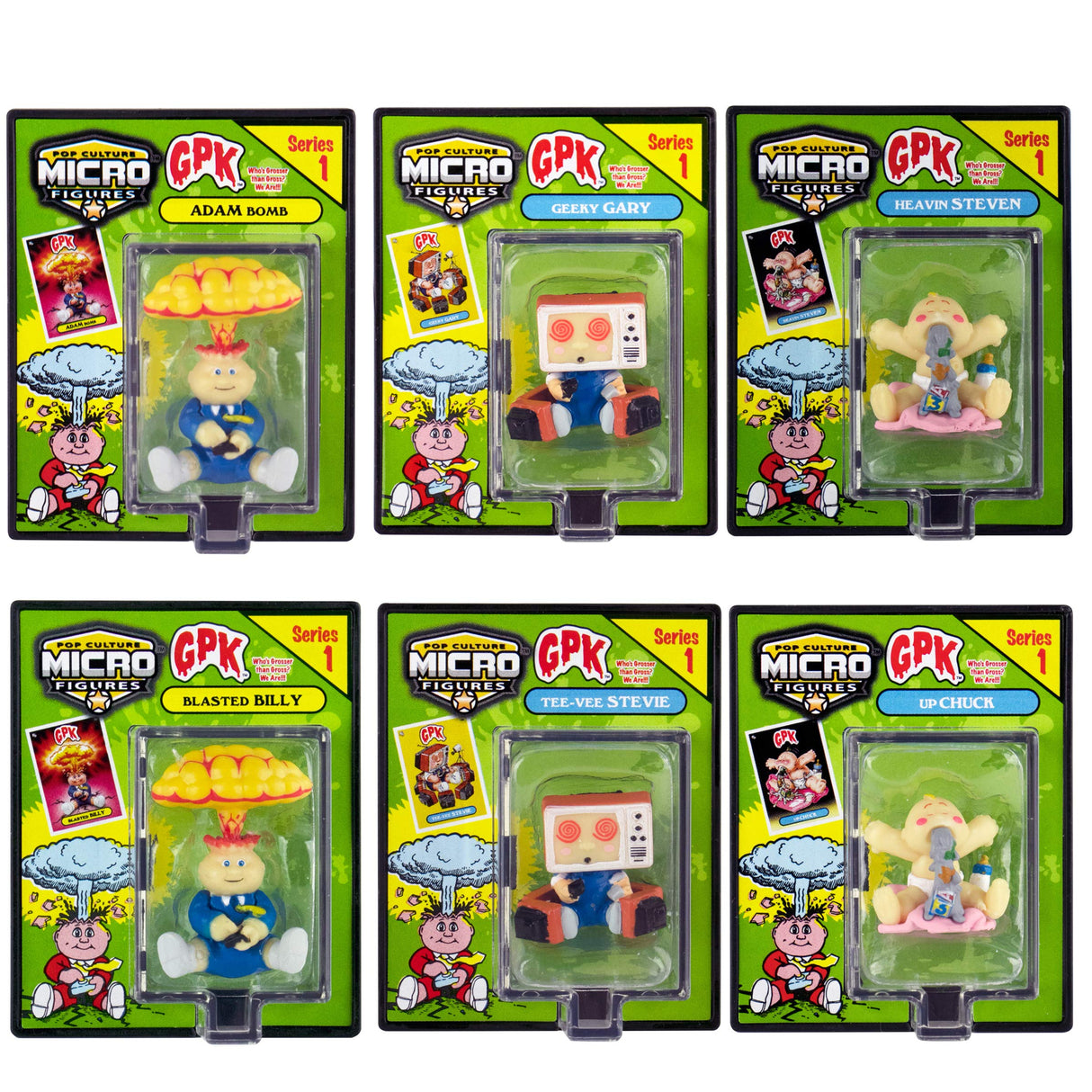 Garbage Pail Kids - World's Smallest Micro Figures Assorted Series 1