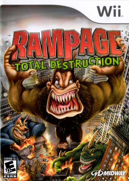 Rampage Total Destruction Nintendo Wii USED