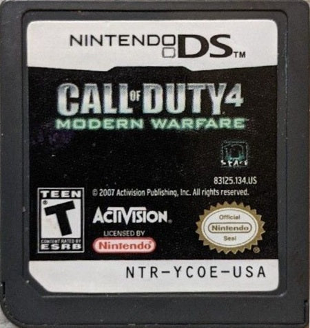 Call of Duty 4 Modern Warfare Nintendo DS LOOSE