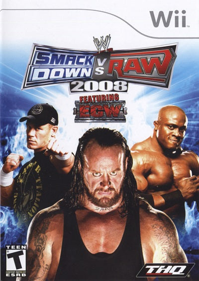 WWE Smackdown vs. Raw 2008 Nintendo Wii USED