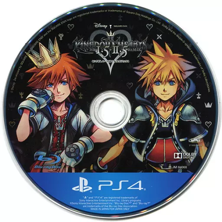Kingdom Hearts 1.5 + 2.5 Remix Playstation 4 LOOSE