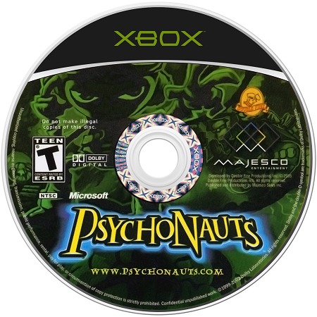 Psychonauts XBOX Original LOOSE