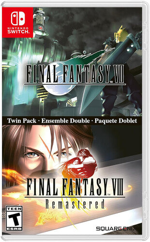 Final Fantasy VII & Final Fantasy VIII Remastered Twin-Pack Nintendo Switch NEW