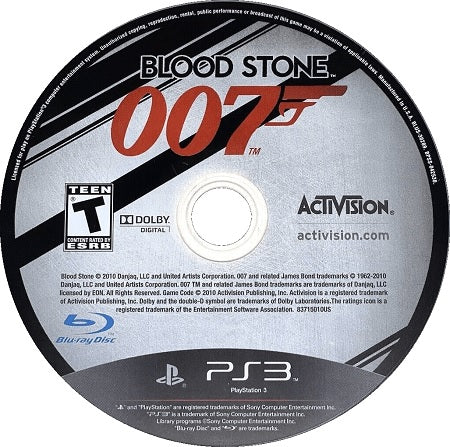 007 Blood Stone Playstation 3 LOOSE