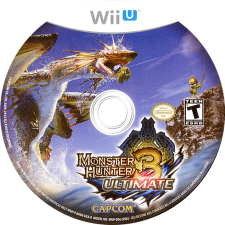 Monster Hunter 3 Ultimate Wii U LOOSE