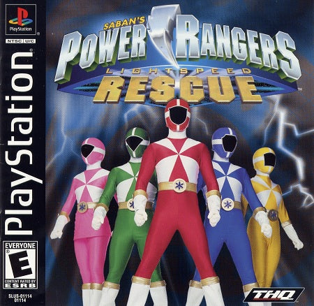 Power Rangers Lightspeed Rescue Playstation 1 USED