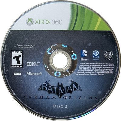 Batman: Arkham Origins XBOX 360 LOOSE