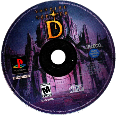 Vampire Hunter D Playstation 1 LOOSE