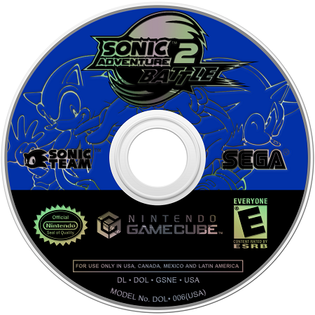 Sonic Adventure 2 Battle Nintendo Gamecube LOOSE