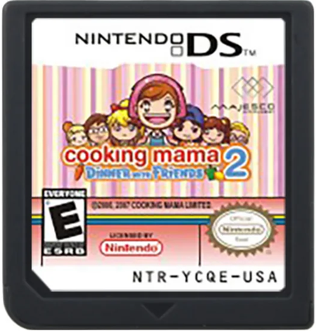 Cooking Mama 2 Dinner with Friends Nintendo DS LOOSE