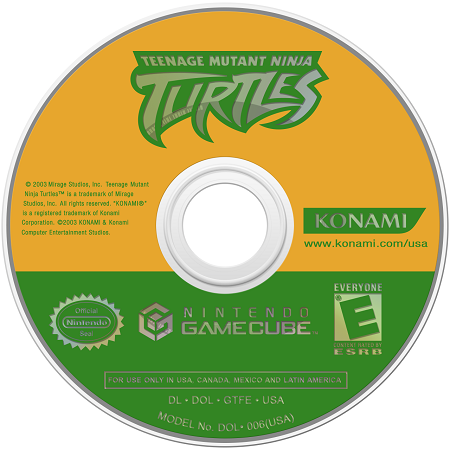 Teenage Mutant Ninja Turtles Nintendo Gamecube LOOSE