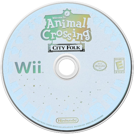 Animal Crossing City Folk Nintendo Wii LOOSE