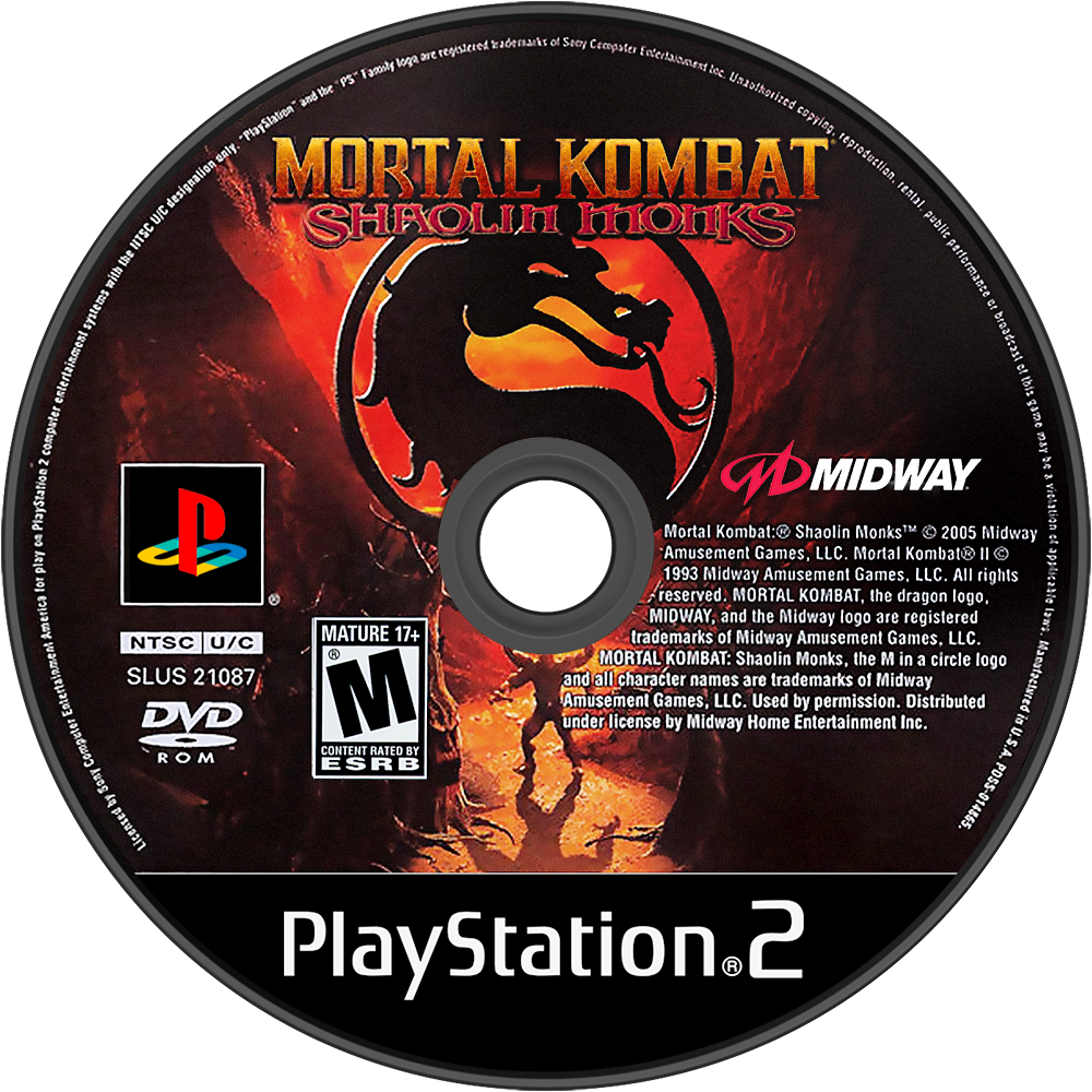Mortal Kombat Shaolin Monks Playstation 2 LOOSE