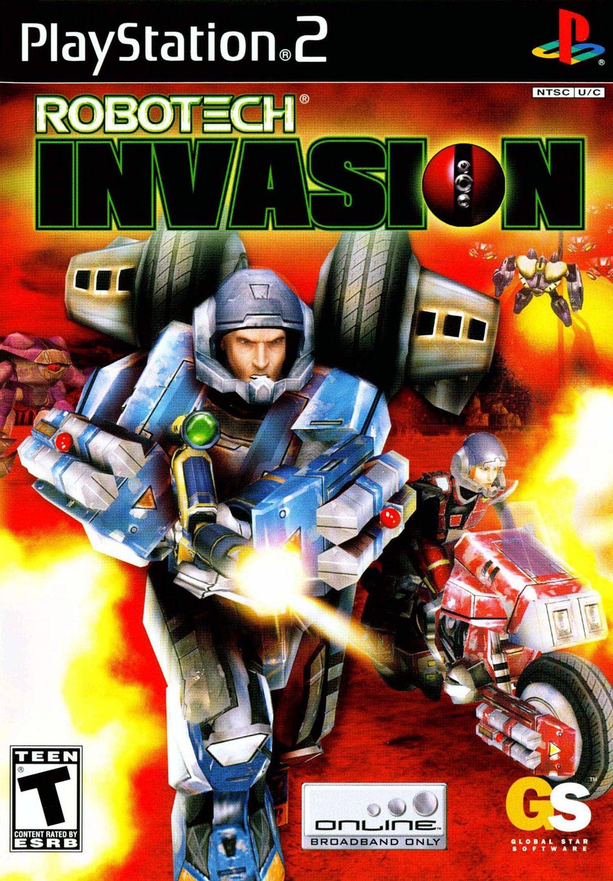 Robotech Invasion Playstation 2 USED