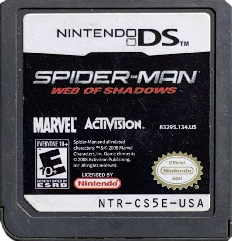 Spiderman Web Of Shadows Nintendo DS LOOSE