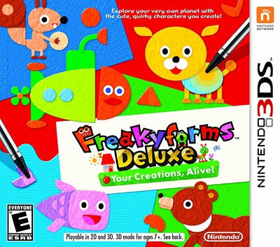 Freakyforms Deluxe Your Creations Alive Nintendo 3DS USED