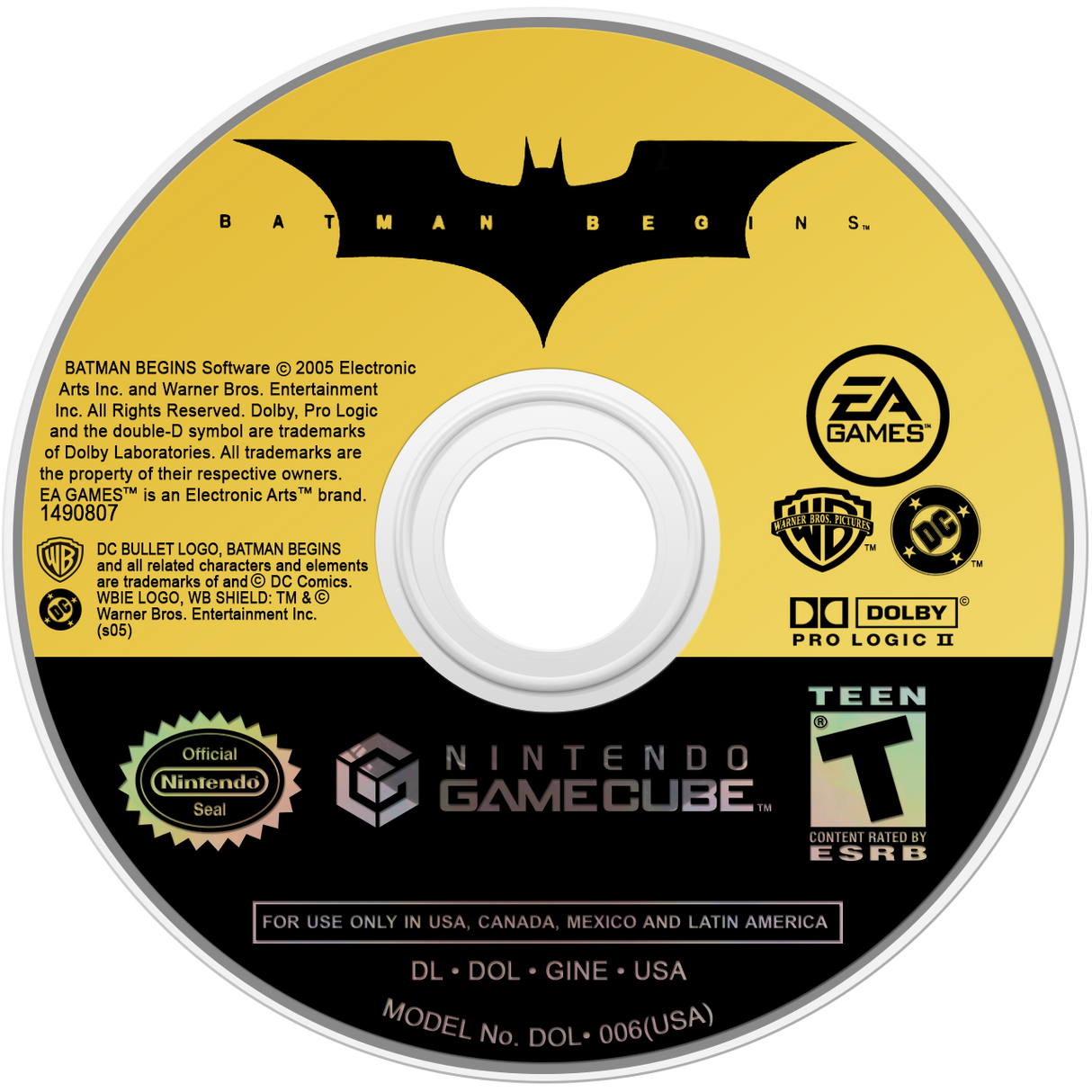 Batman Begins Nintendo Gamecube LOOSE