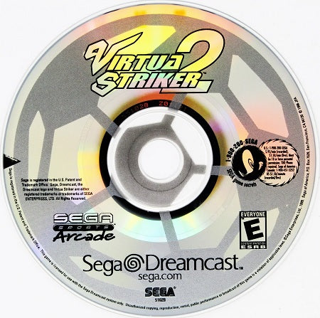 Virtua Striker 2 Sega Dreamcast LOOSE