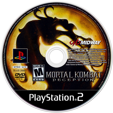 Mortal Kombat Deception Playstation 2 LOOSE