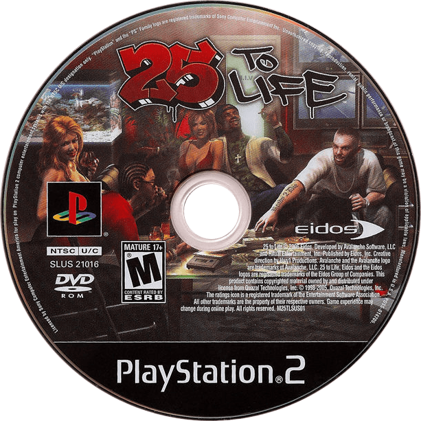25 to Life Playstation 2 LOOSE - Video Games - Playstation 2