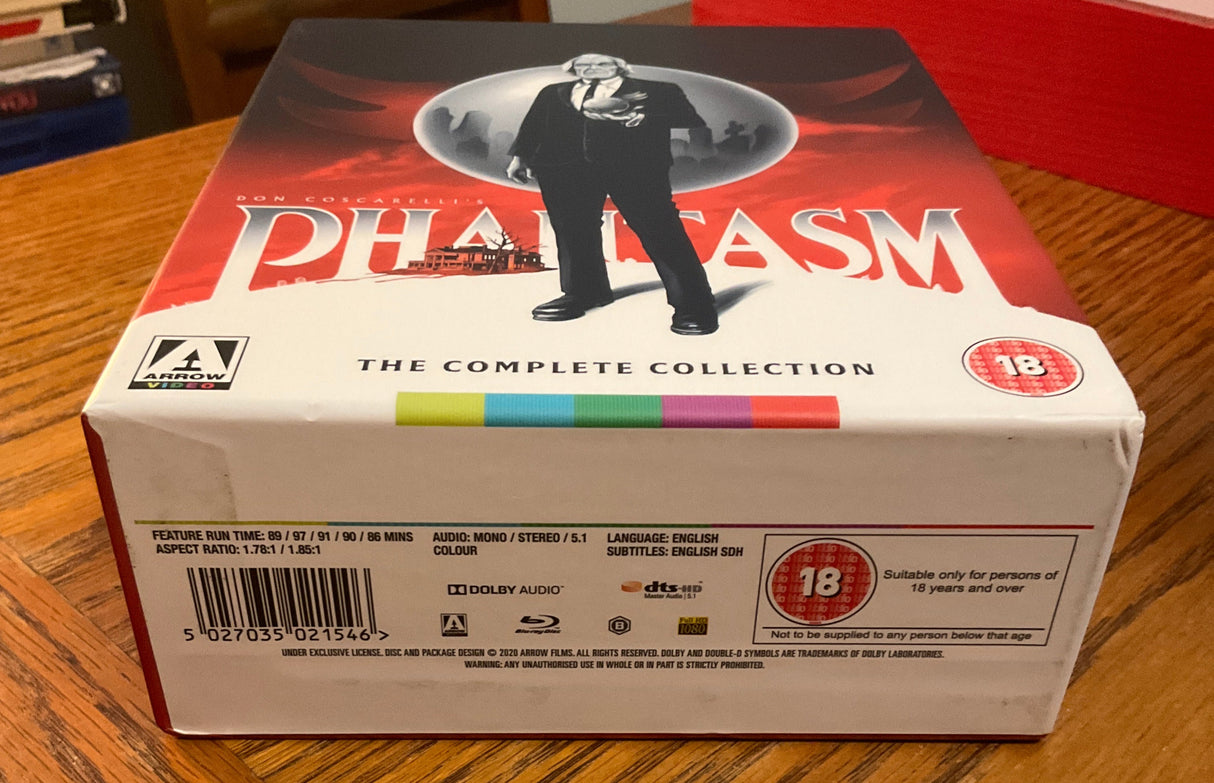 Phantasm: The Complete Collection (Region B, Standard Edition) USED