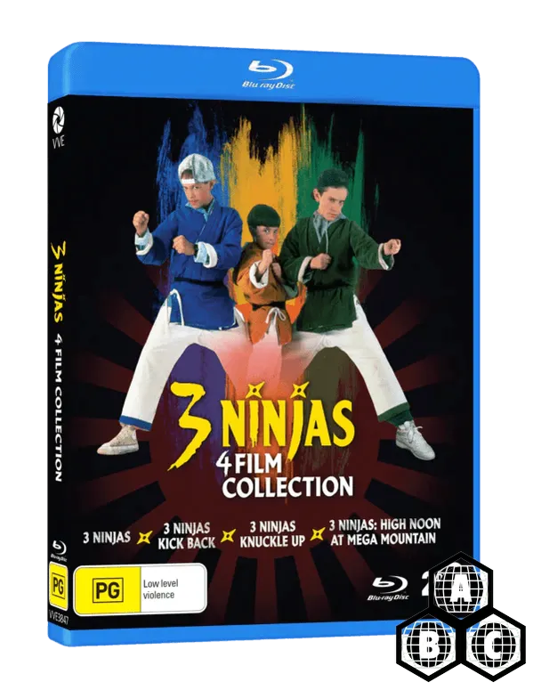 3 Ninjas: 4 Film Collection (Region Free) - New Blu - Ray