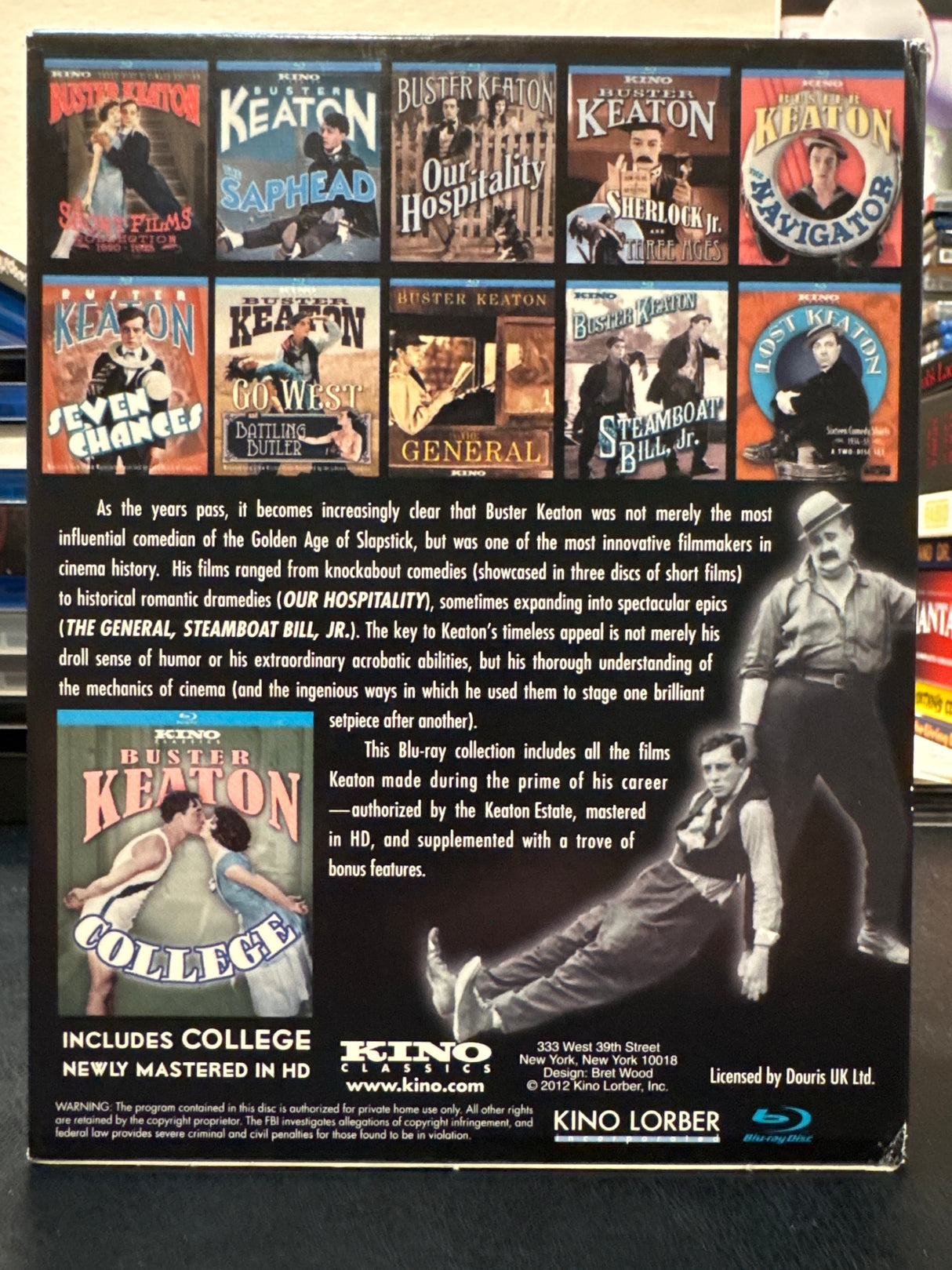 The Ultimate Buster Keaton Collection (14-Disc Blu-ray Box Set) USED