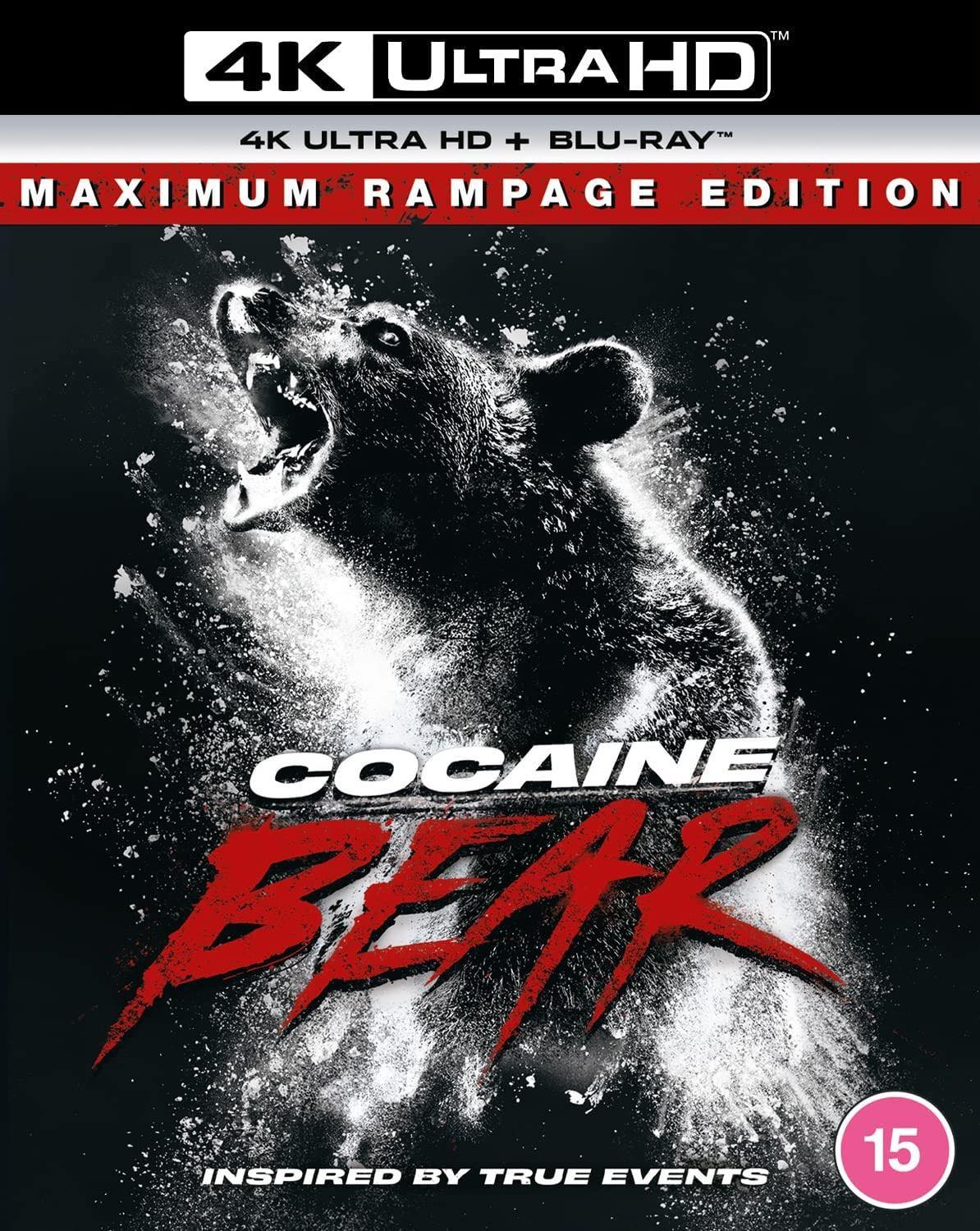 Cocaine Bear (4K UHD, Region Free/B) w/SLIP