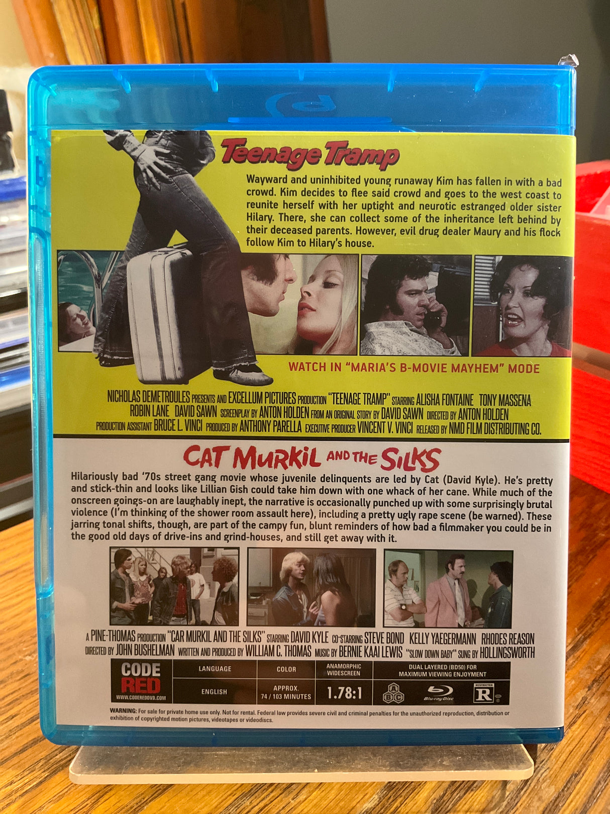Teenage Tramp/Cat Murkil and the Silks Double Feature USED