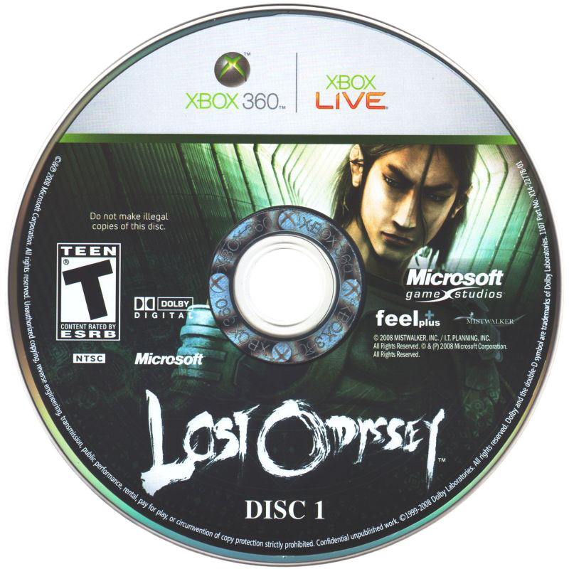 Lost Odyssey XBOX 360 LOOSE