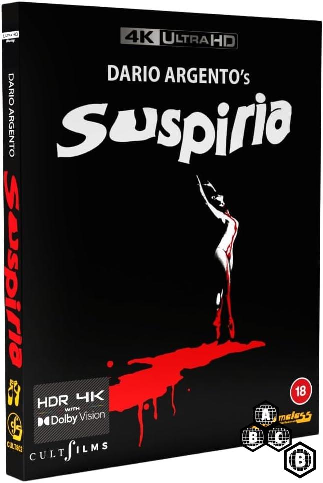 Suspiria (4K UHD, UK Limited Edition, Region Free/B)