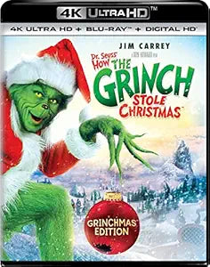 Dr. Seuss' How The Grinch Stole Christmas 4K UHD USED