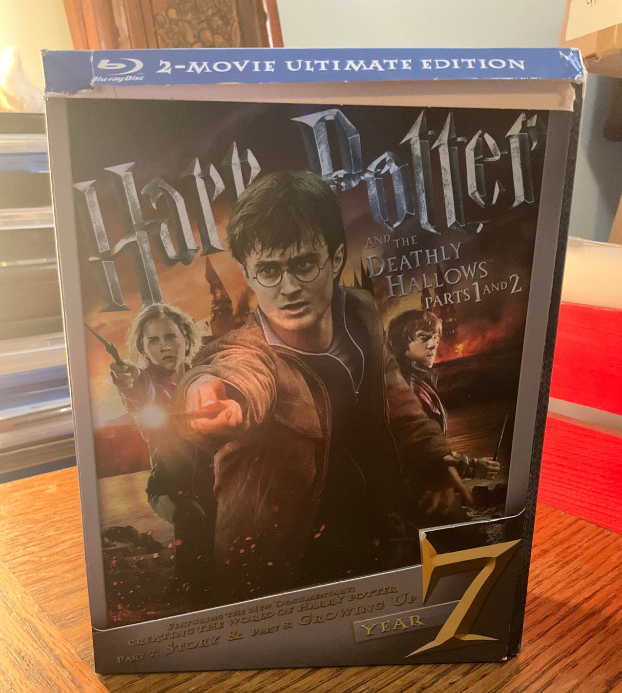 Harry Potter and the Deathly Hallows: Parts 1 and 2 (2-Movie Ultimate Edition) USED