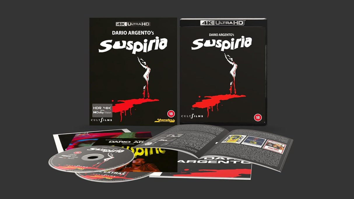 Suspiria (4K UHD, UK Limited Edition, Region Free/B)