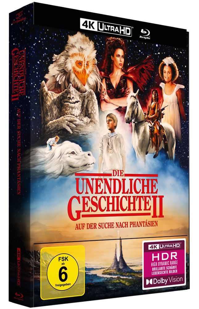 The Neverending Story II (Die Unendliche Geschichte II) (4K UHD, Limited Edition Mediabook, Region Free/B)