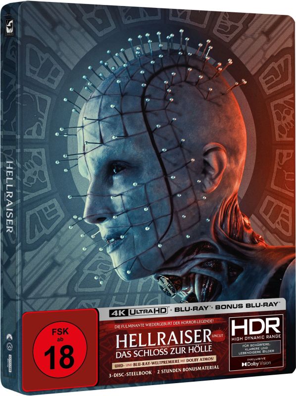 Hellraiser (2022) (4K UHD, Limited Steelbook, Region Free/B)