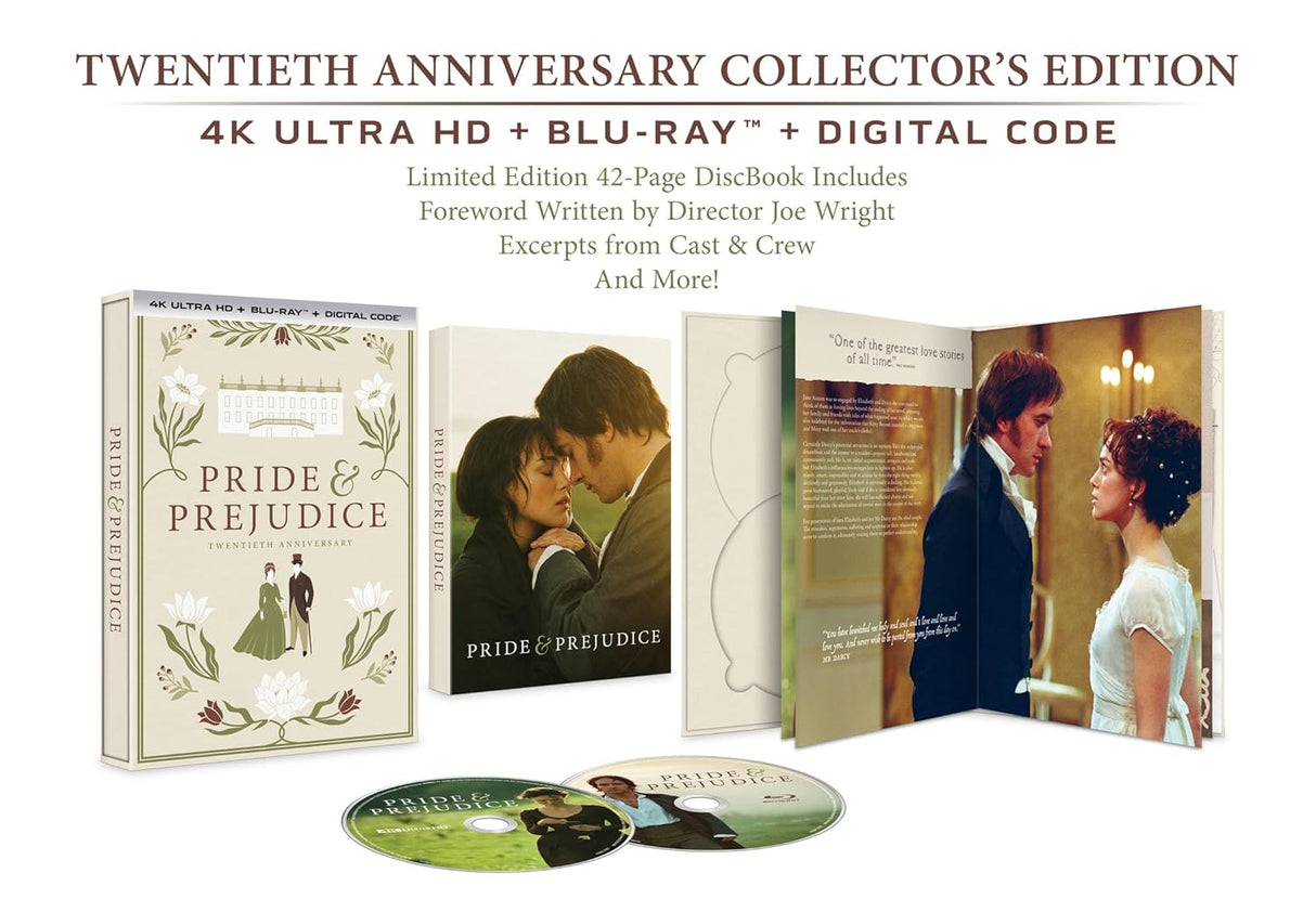 Pride & Prejudice: 20th Anniversary Edition (4K UHD, Limited Edition)