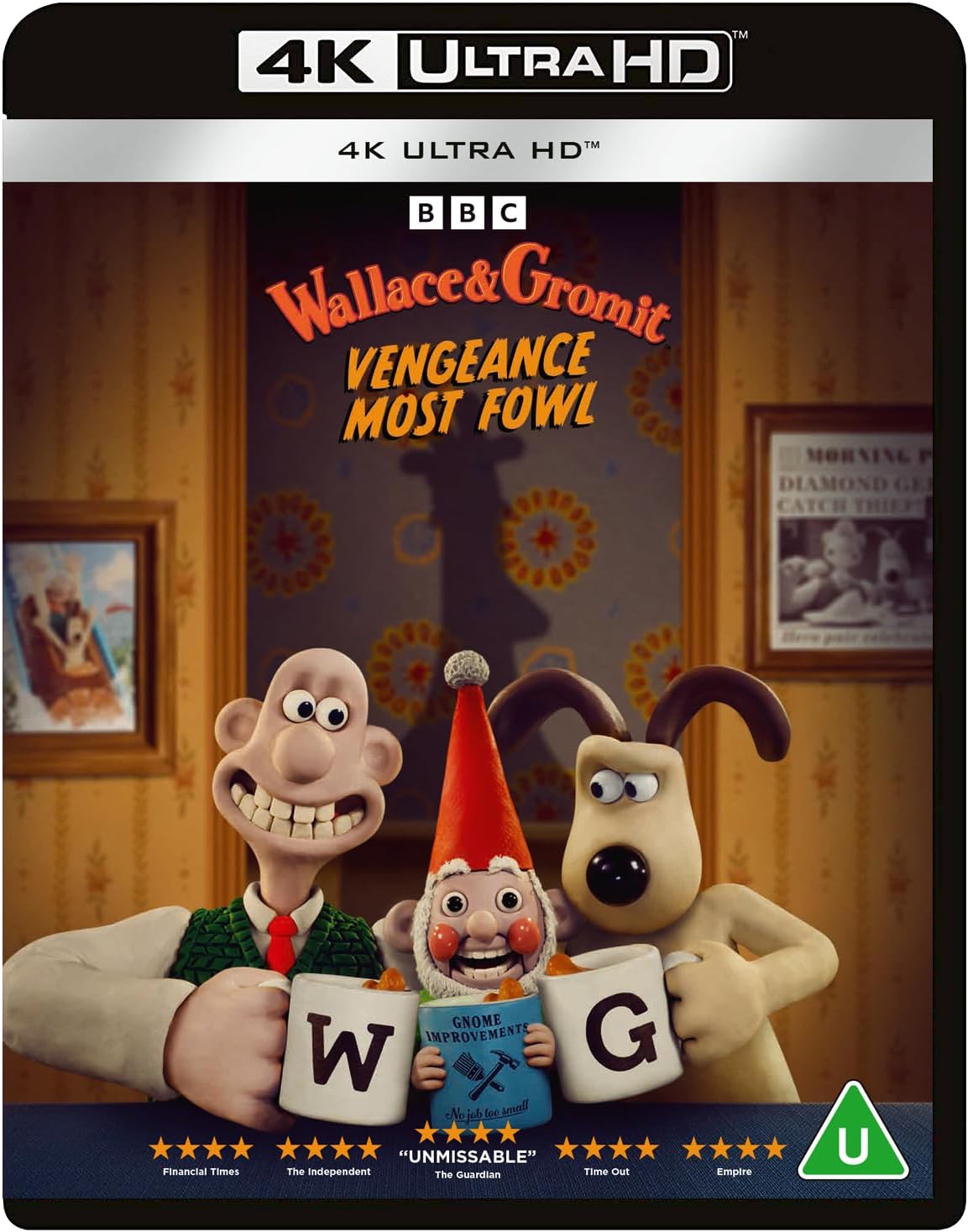 Wallace & Gromit: Vengeance Most Fowl (4K UHD, Region Free)
