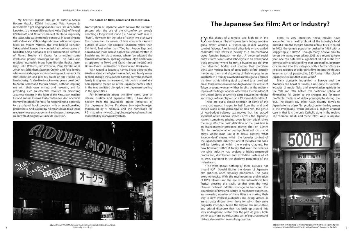 Behind the Pink Curtain: The Complete History of Japanese Sex Cinema (HC, Updated & Amended)