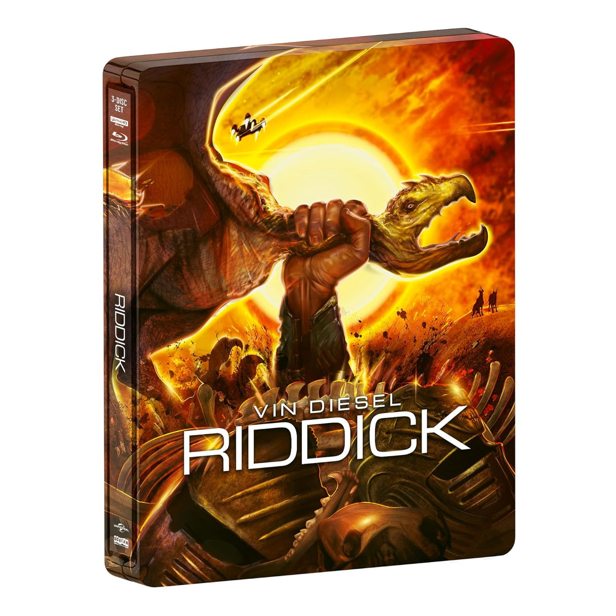 Riddick (4K UHD, Limited Edition Steelbook)