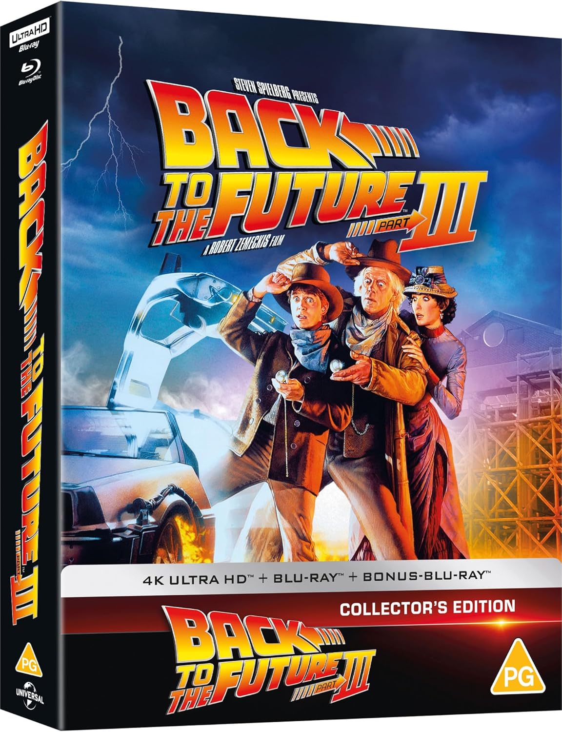 Back to the Future Part III (4K UHD, Limited Collector's Edition Steelbook, Region Free/B)